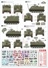 Star Decals 72-A1076 Australia in Vietnam # 2. Aussie M113 APCs. M113A1, M125A1 and M577 1/72